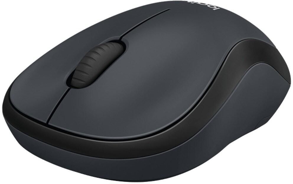 Logitech Mouse Wireless M220 Silent Charcoal