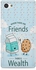 Friends Are Wealth Phone Case Blue Milk and Cookie Cover for Sony Z5 Mini