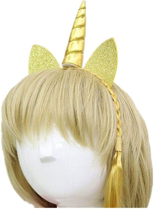 Ears And Horn Designed Headband Gold