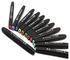 Touch Five 60 Colors Art Sketch Drawing Twin Marker, Black