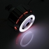 2 PCS 2.5 inch Universal 12V Bi-Xenon Projector Lens Headlight Kit with Exquisite Angle Eyes Decoration(Red Light)