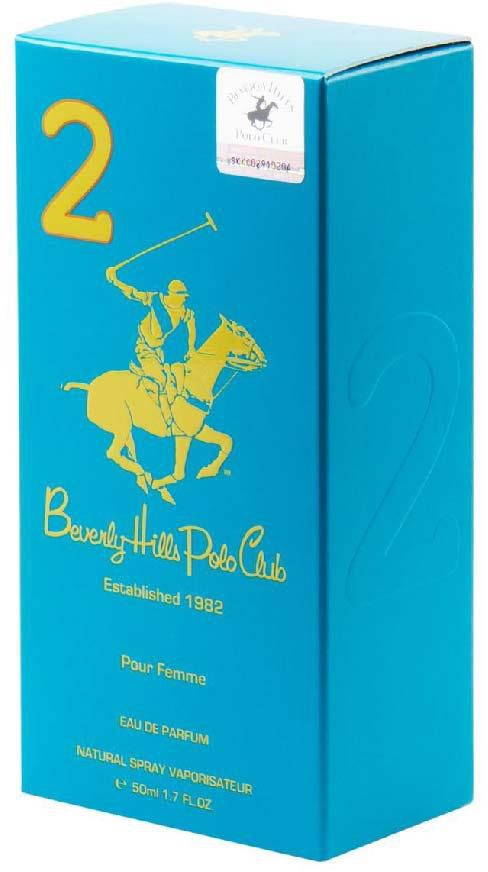 Beverly Hills Polo Club No.2 Eau De Parfum for Women - 50ml- Babystore.ae