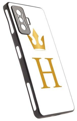 جراب حماية كفر غطاء هاتف جوال خلفي صلب تصميم حرف H متوافق مع شاومي بوكو إف 4 جي تي / شاومي ريدمي كي 50 جيمينج