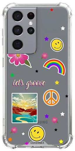 Shockproof Protective Case Cover For Samsung Galaxy S21 Ultra 5G Sticker Bombing
