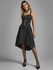 Plus Size Gothic Buckled Lace Up High Low Midi Dress - 1x | Us 14-16