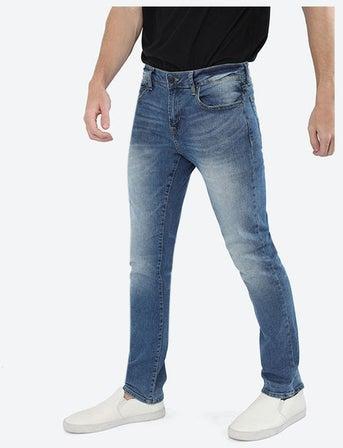 بنطال جينز بتصميم كاجوال عصري ازرق نيلي