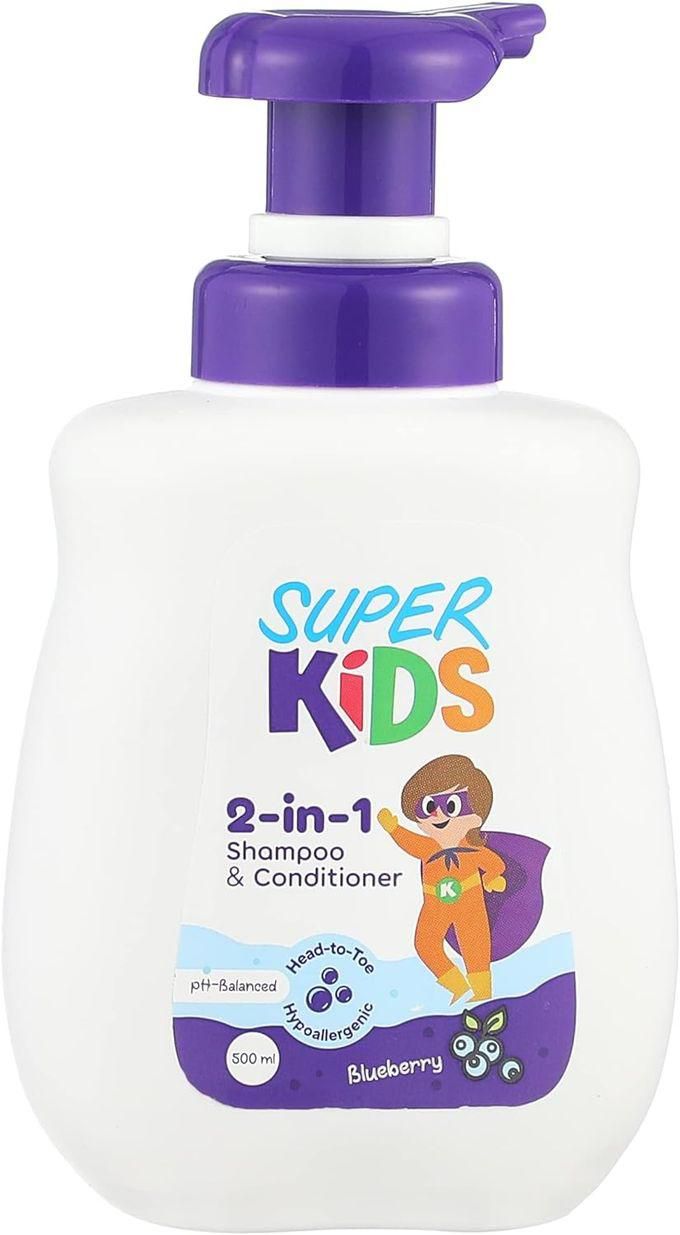 Parkville Super Kids 2-in-1 Shampoo And Conditioner, 500ml