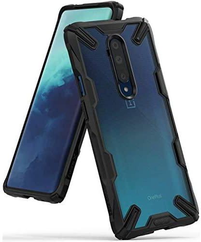 OnePlus 7T Pro, Ringke Case, TPU and PC, Fusion X Designed Cover, Black