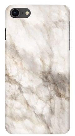 Snap Classic Series Marble Printed Case Cover For Apple iPhone 8 Beige/Grey/White