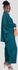 Alara Two Piece Batwing Design Top & Straight Leg Pants - Dark Green
