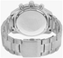Men's Round Stainless Steel Chronograph Quartz Wrist Watch