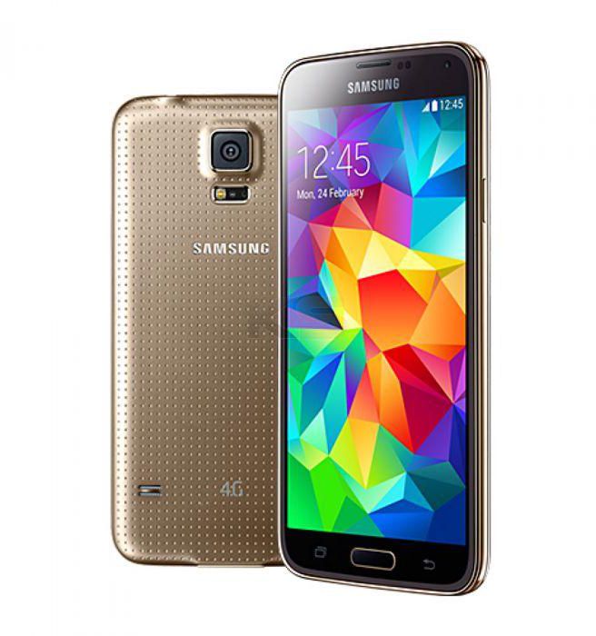 Samsung Galaxy S5 Duos - G900FD (5.1'' Screen, 2GB Ram, 16GB Internal, 3G) Gold Smartphone