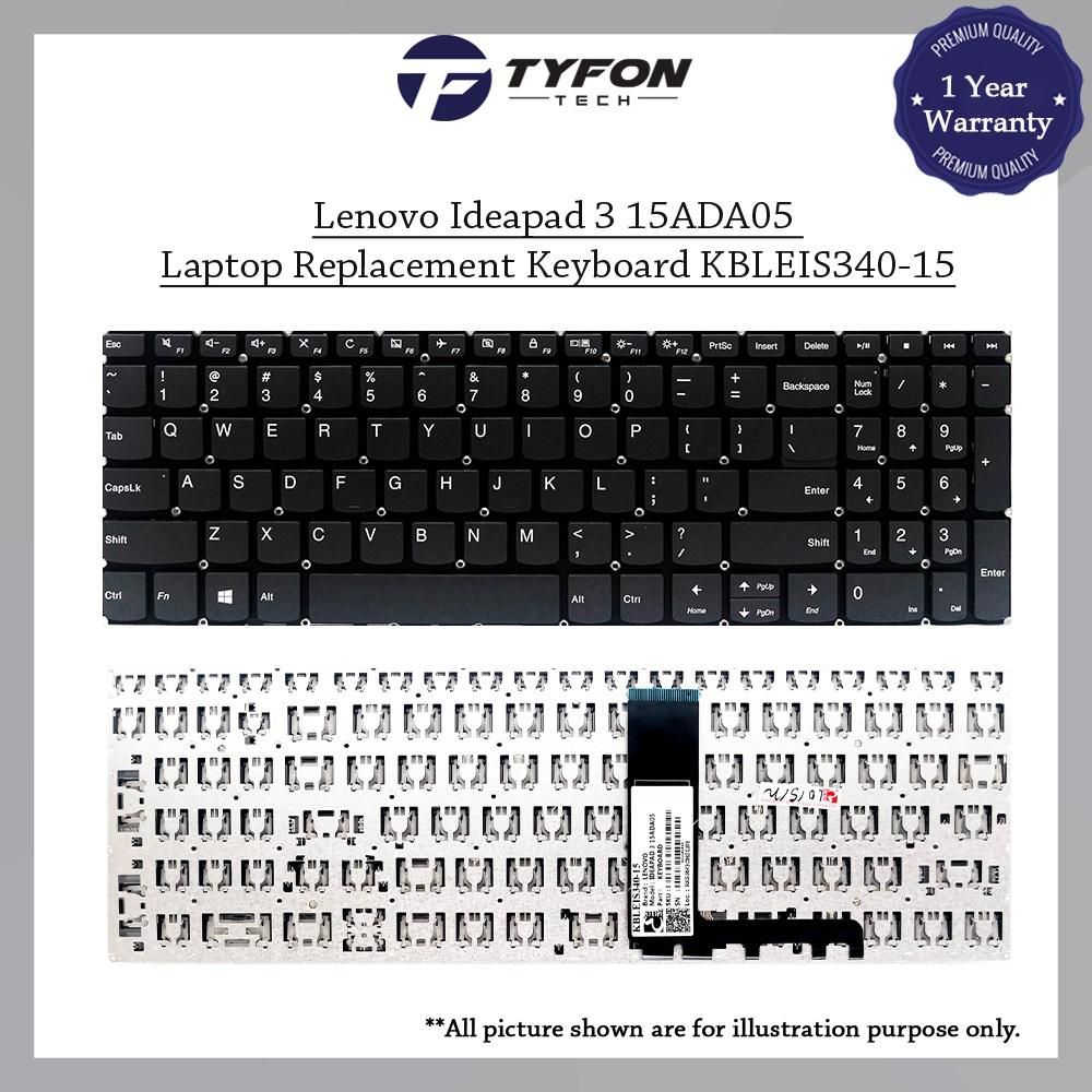 Lenovo Ideapad 3 15ADA05 S340-15 Laptop Replacement Keyboard