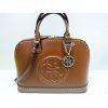 Guess Korry Dome Satchel BlackBrown