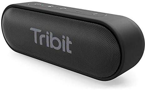 Tribit[Upgraded Version XSound Go 16W 5.0 Bluetooth Speaker with Loud Sound & Rich Bass, 24H Playtime, IPX7 Waterproof, Wireless Stereo Pairing, Type-C, Portable Speaker for Home/Outdoor/Travel Black