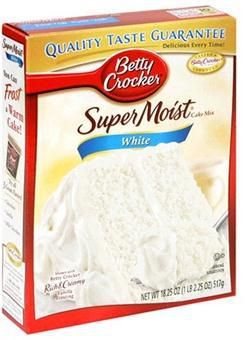 Betty Crocker Super Moist Cake Mix White - 500 g