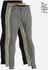 Agu Bundle Of 3 Pants, Jeans & Gabardine - Grey, Beige & Dirty Black