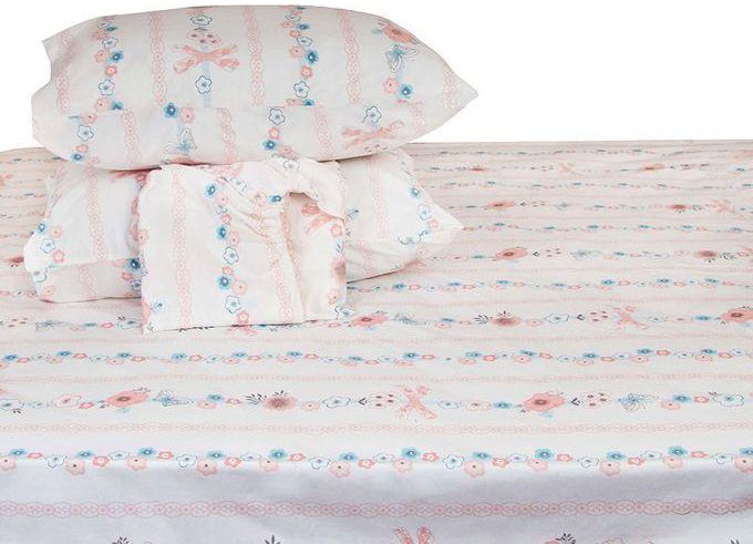 Family Bed Stick Bed Sheet Cotton 4 Pieces Model 182 From Family Bed