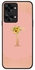 Rugged Black edge case for OnePlus Nord 2T Slim fit Soft Case Flexible Rubber Edges Anti Drop TPU Gel Thin Cover - Custom Monogram Initial Letter Floral Pattern Alphabet - T (Rose Pink )