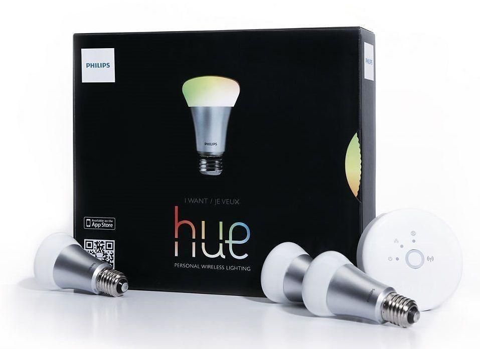 Philips Hue Wireless Controllable LED Bulbs Starter Kit