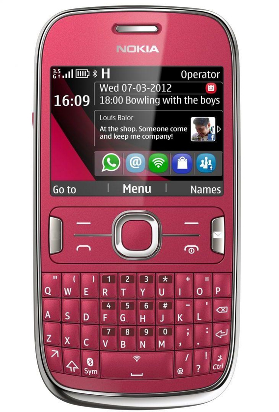 Nokia Asha 302 (100 MB, WiFi 3G, Red)