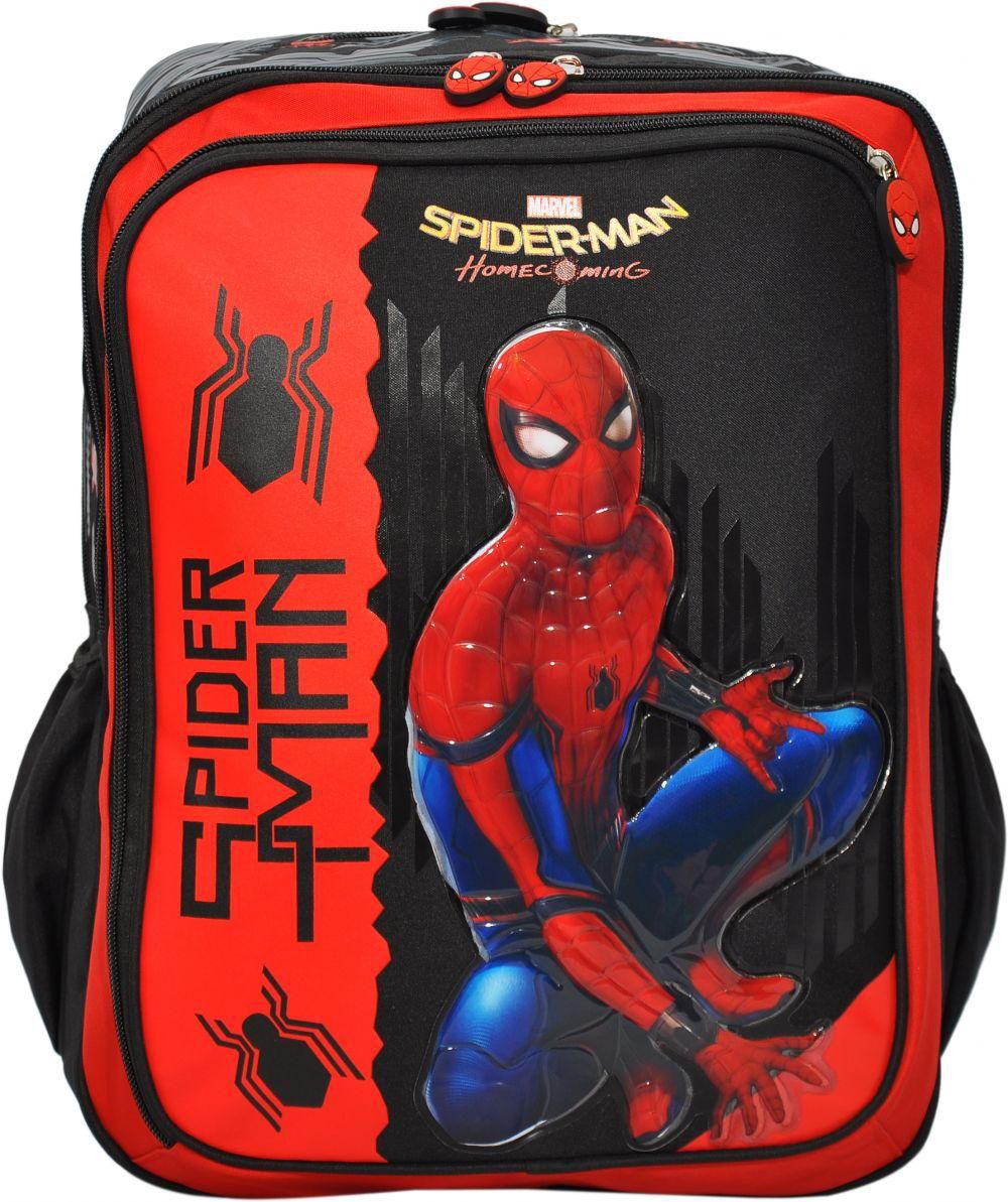 Marvel Spiderman School Backpack for Unisex , 16 Inch , Red - SSSL072011