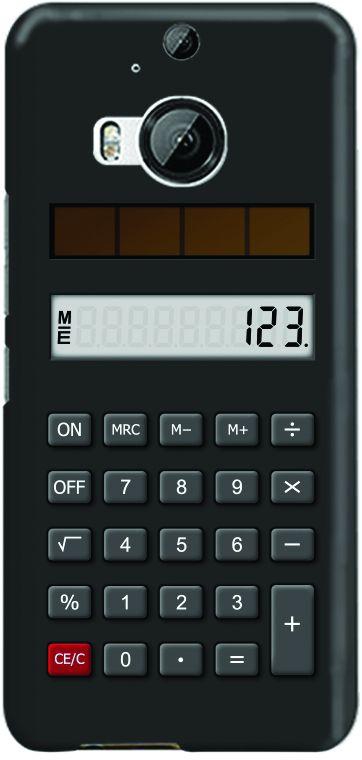 Stylizedd HTC One M9 Plus Slim Snap Case Cover Matte Finish - Calc (Black)