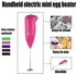 Plastic + Stainless Steel Coffee Milk Drink Electric Whisk Mixer Frother Foamer Kitchen Egg Beater Handheld Kitchen Tools