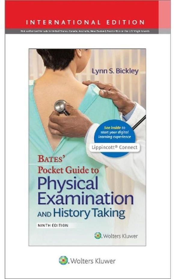 Bates Pocket Guide to Physical Examination and History Taking International edition Ed 9