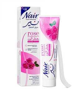 Nair Hair Removal cream for silky and Smooth skin Rose fragrance, 110 g