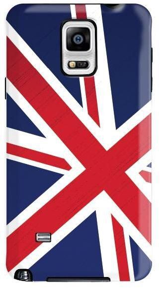 Stylizedd Samsung Galaxy Note 4 Premium Dual Layer Tough Case Cover Matte Finish - Flag of UK