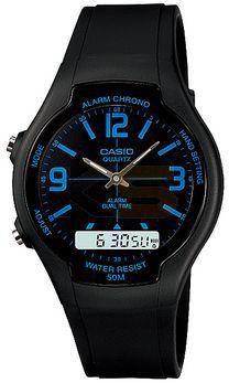 Casio Men's  Black Digital - Analog Casual Watch (AW-90H)