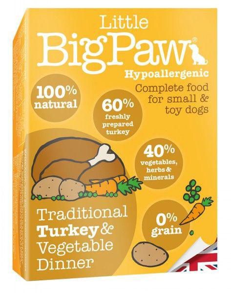 Little Big Paw Dog Turkey & Vegetable Dinner 150G