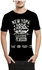 Ibrand S524 Unisex Printed T-Shirt - Black, 2 X Large