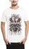 Ibrand H241 Unisex Printed T-Shirt - White, Medium