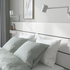 NORDLI Bed frame with storage and mattress - with headboard white/Åkrehamn firm 160x200 cm