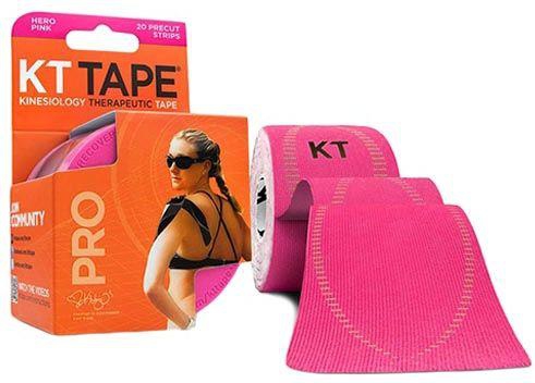 KT Tape KTTP-003690 Pro Pre-Cut 3 Strip, Pink