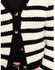 LC Waikiki V-Neck Striped Long Sleeve Women's Knitwear Cardigan
