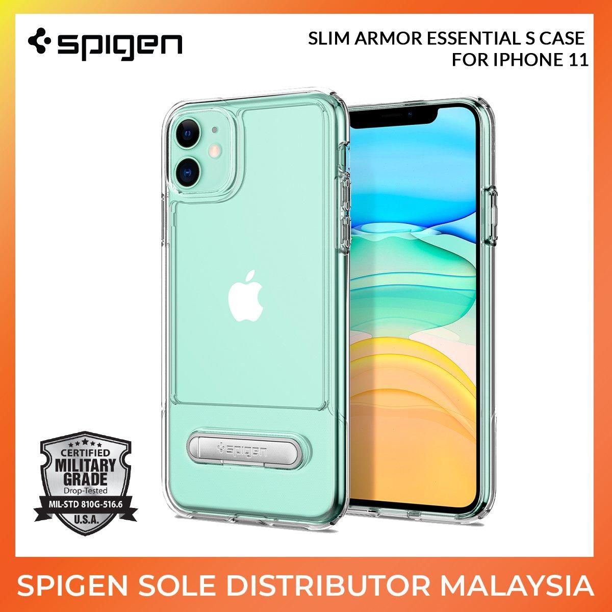 Spigen Slim Armor Essential S Case for Apple iPhone 11 (As Picture)
