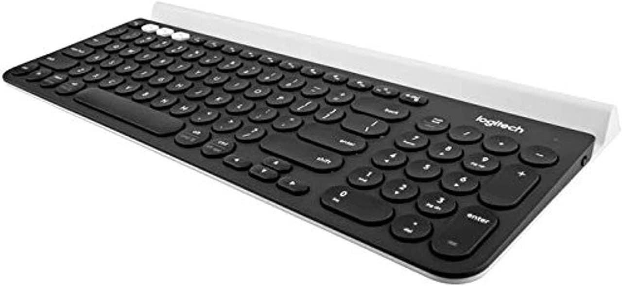 Get Logitech K780 Multi-Device Wireless Keyboard - Black Silver with best offers | Raneen.com