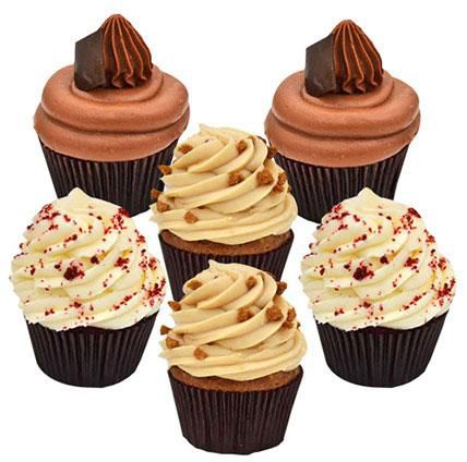 Box of 6 Assorted Cupcakes
