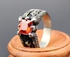 JewelOra BL-NA2069 Stainless Steel 11 USA Jewelry Ring For Men