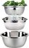 The Miracle Mixer Set 6*1 Replaces Many Things In The Kitchen. It Is A Stainless Grater With 6 Uses.