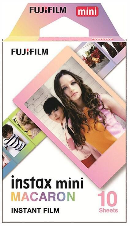 Fujifilm - Instax Mini Instant Film 10 Sheets Macaron For FujiFilm Mini 9, 8 90 7s Share SP-1 SP-2