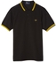 Fred Perry Polo Shirt For Men, Black, S, M3600-506