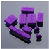 Generic 9 Universal Silicone Anti Dust Plug Cover Set For Apple Macbook Pro 13" 15" Air Purple