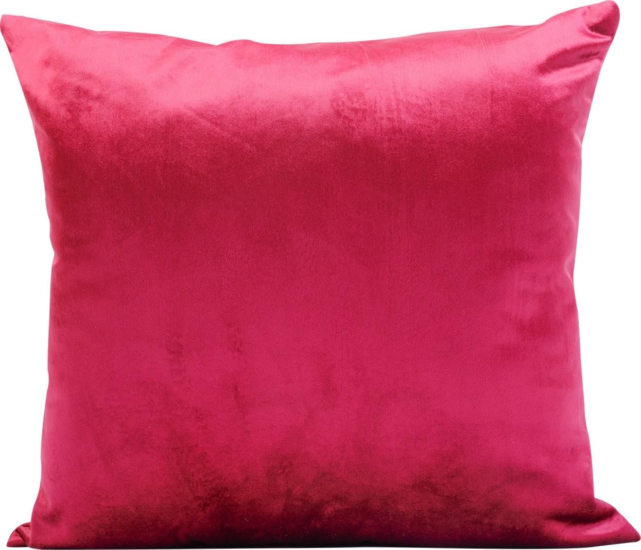 PARRY LIFE Decorative Velvet Cushion Pillow - Decorative Square Pillow Case - Ideal Pillow for Livingroom Sofa Couch Bedroom Car, 44cmx44cm - Square Cushion Pillow, Perfect to Match any Home Dcor-RED
