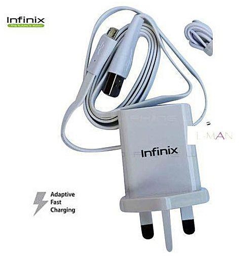 Infinix 3 Pin - Charger For Note 3 And Note 4 - White