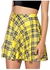 Women's Aline Skirt High Waist Houndstooth Loose Skirt