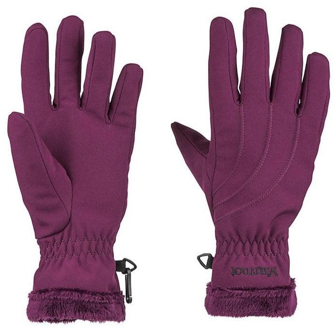 MARMOT Women's Fuzzy Wuzzy Gloves - Dark Purple